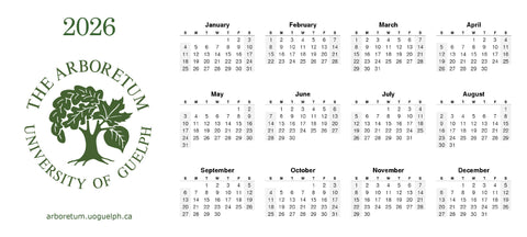 image of the 2026 full year calendar page that is in the back of the 2025 calendar