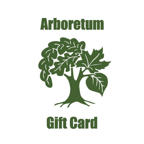 Arboretum Logo with text "Arboretum Gift Card"