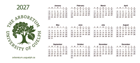 Arboretum Calendar 2026