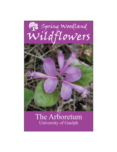 Front Cover of Spring Woodland Wildflowers booklet